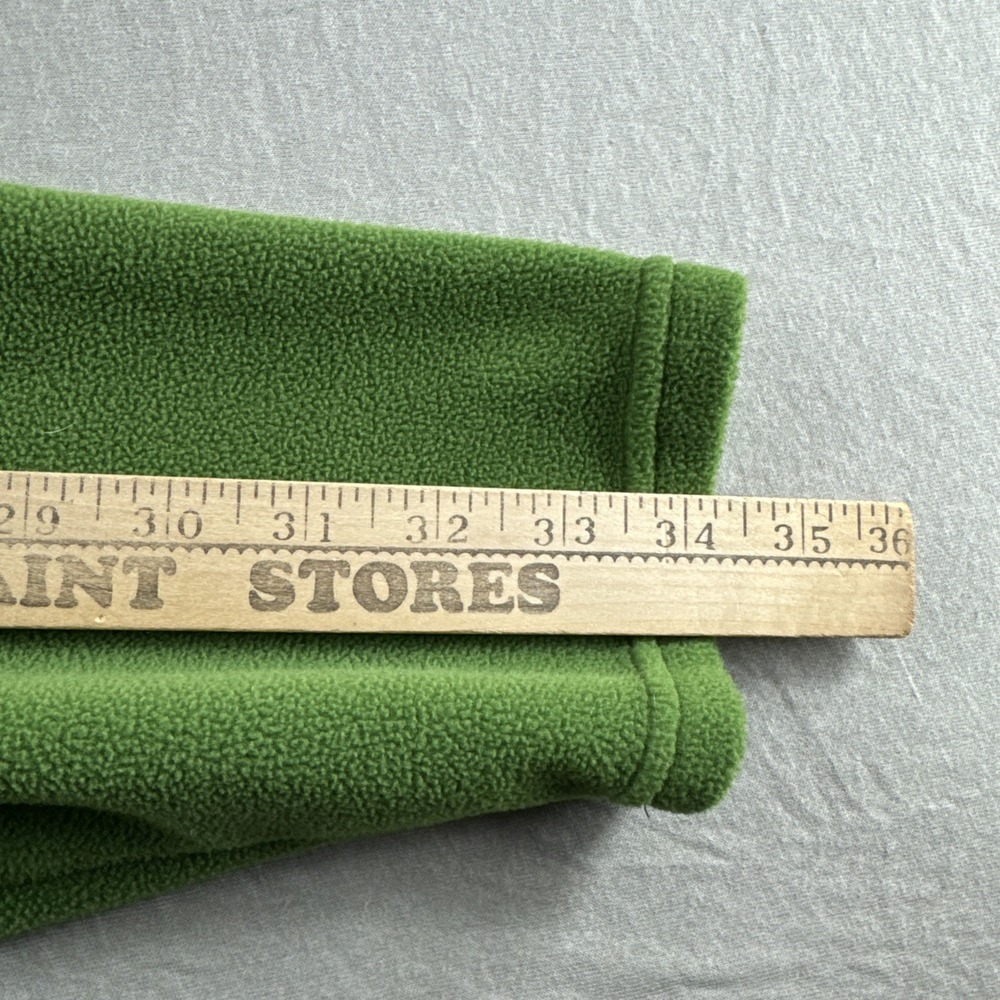 Eddie Bauer Polartec Pullover Men L Green 1/4 Zip Sweatshirt Sweater Preppy READ - Picture 4 of 13